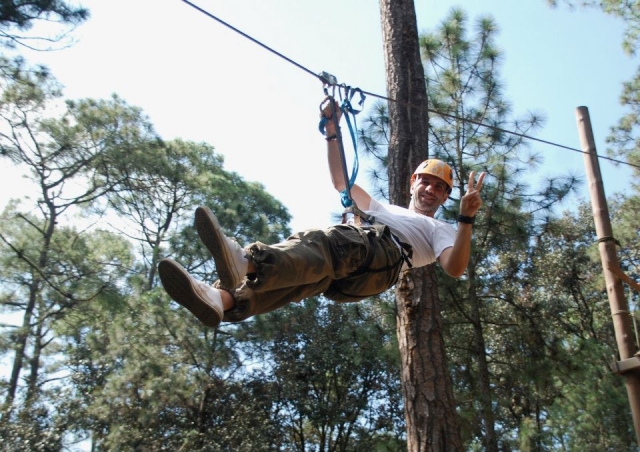  从一棵树跳到另一棵树 